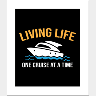 One Cruise At A Time 2024 Cruise Squad Boat, Family Cruise Trip, Friends Matching Vacation Ship Posters and Art